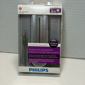 Phillips Portable Pocket Sized Universal Speaker SBA1600 Brand New